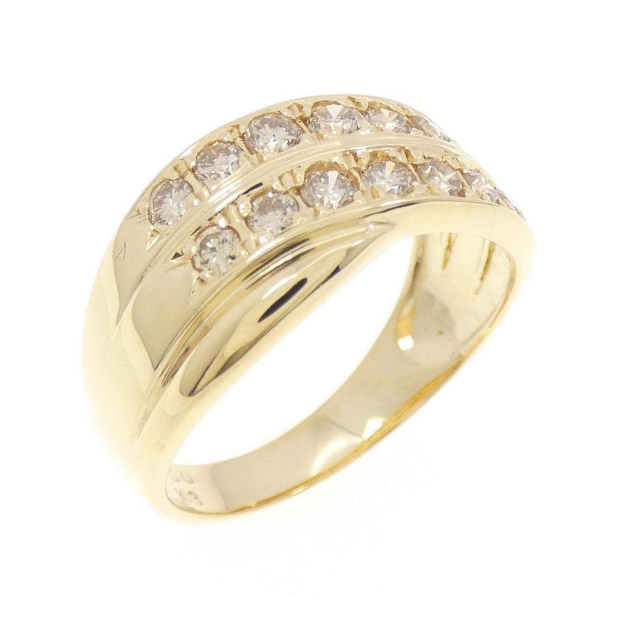 K18YG ダイヤモンド リング 0.50CT