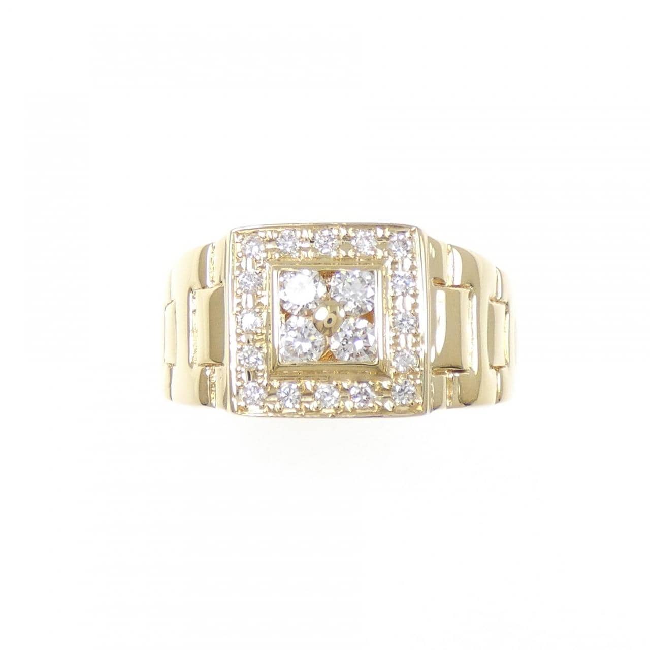 K18YG ダイヤモンド リング 0.48CT