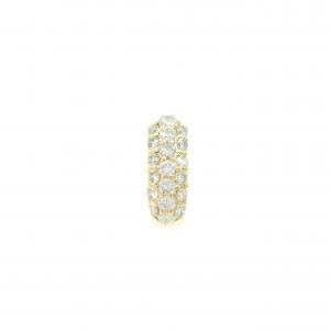 K18YG ダイヤモンド ピアス 0.50CT 片耳