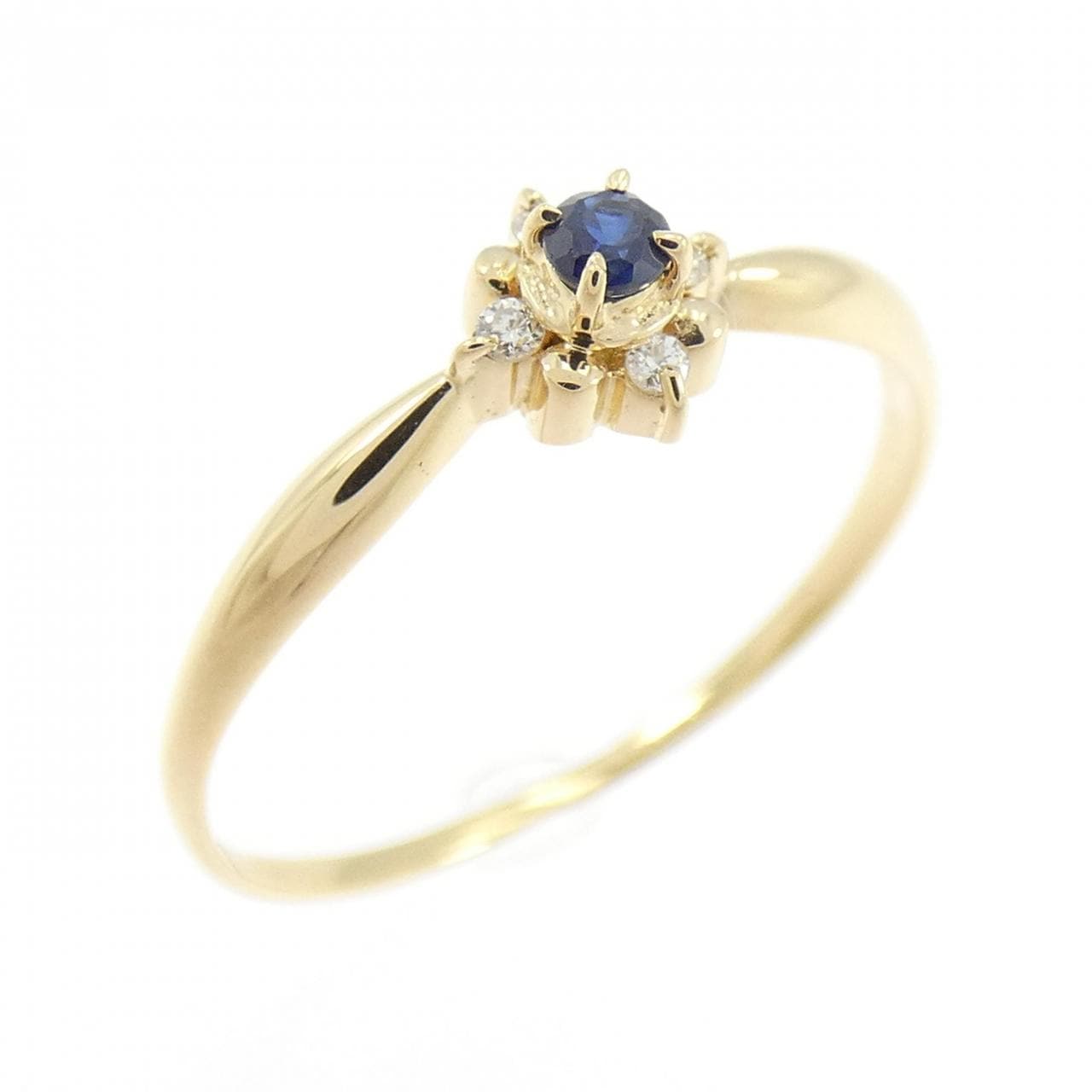 K18YG サファイヤ リング