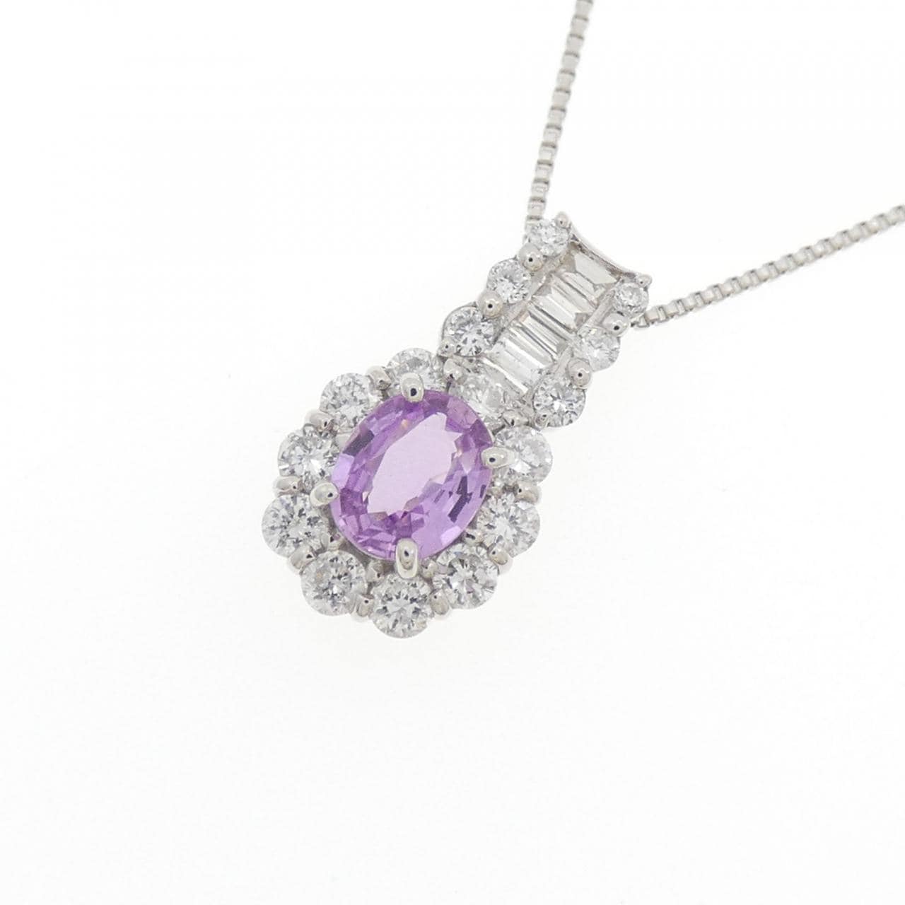 PT900/PT850 サファイヤ ネックレス 0.41CT