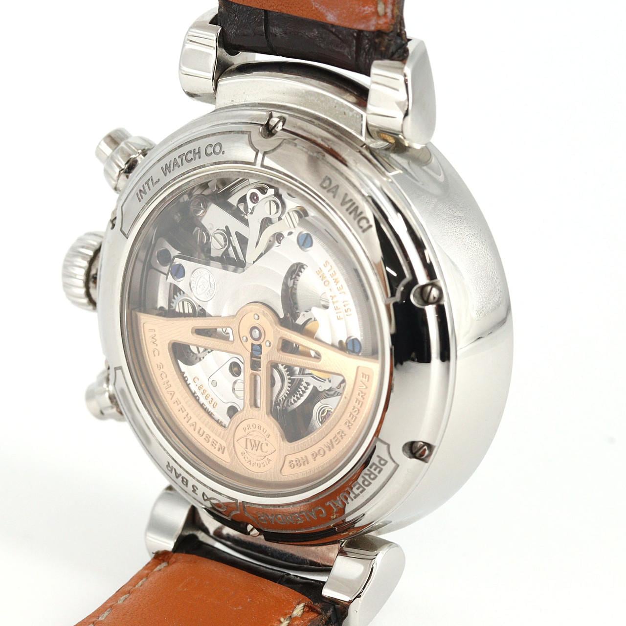 【ノーメンテナンス特価】IWC ダ･ヴィンチパーペチュアルカレンダークロノグラフ IW392103 SS 自動巻