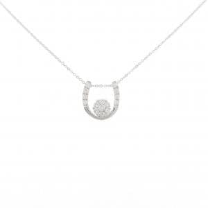 K18WG ダイヤモンド ネックレス 0.23CT