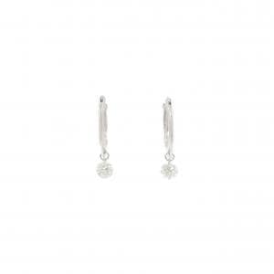 K18WG ダイヤモンド ピアス 0.50CT