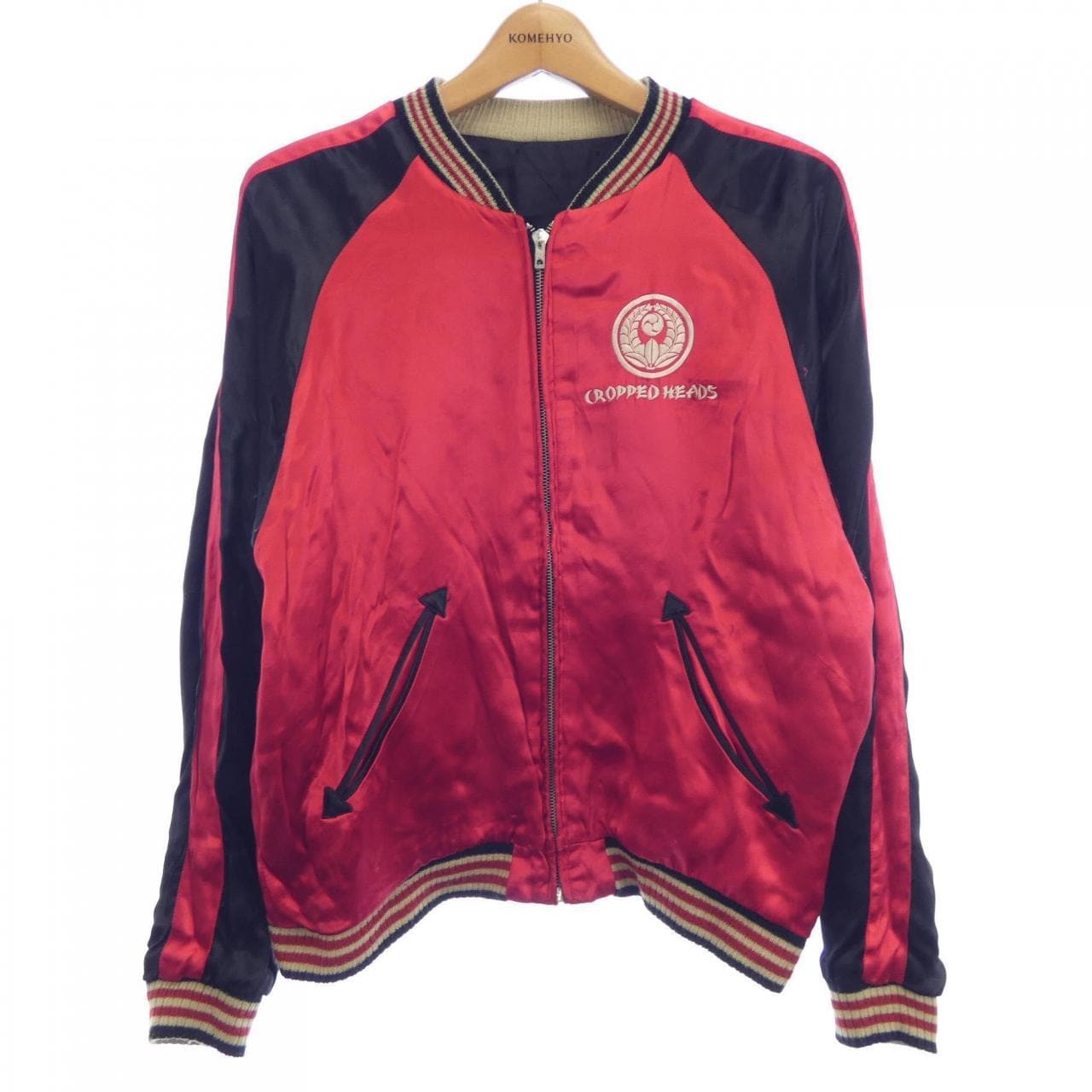 CROPPED HEADS stadium jacket