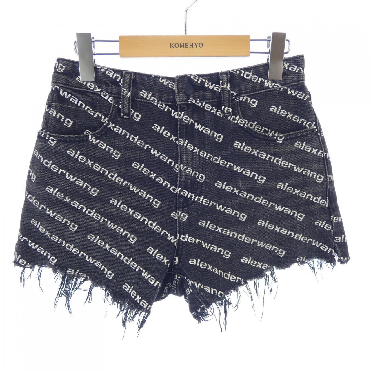 アレキサンダーワンAlexander wangのショートデニムパンツ
