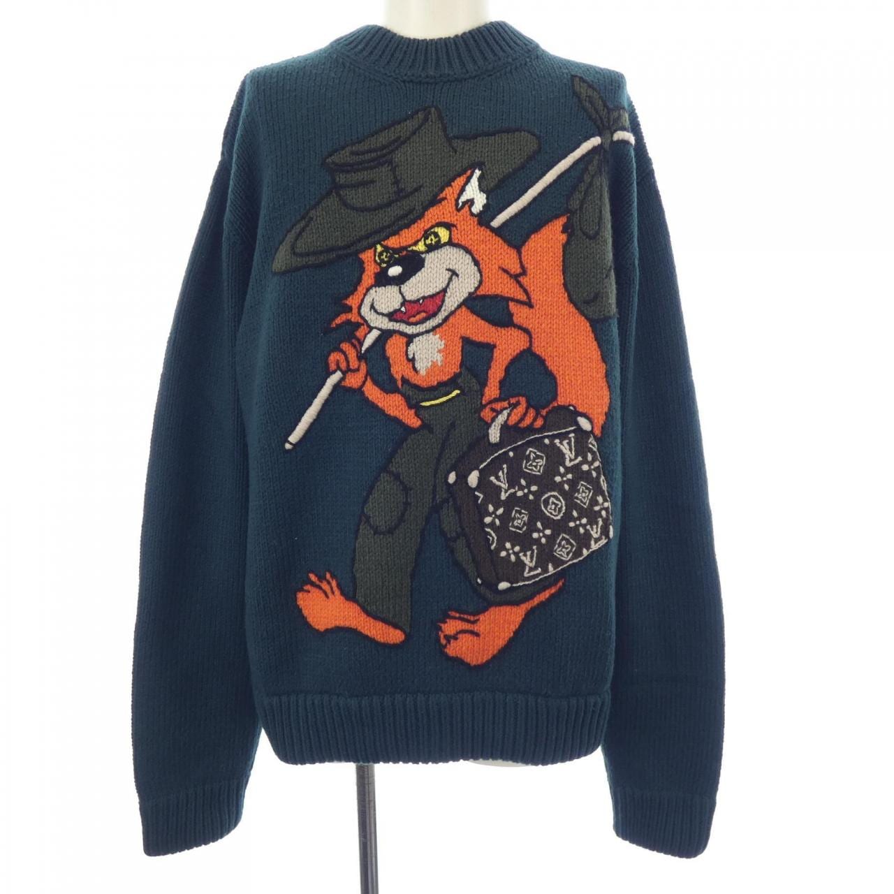 ルイヴィトン LOUIS VUITTON ハンドニットクルーネック HNN92WJYB ニット