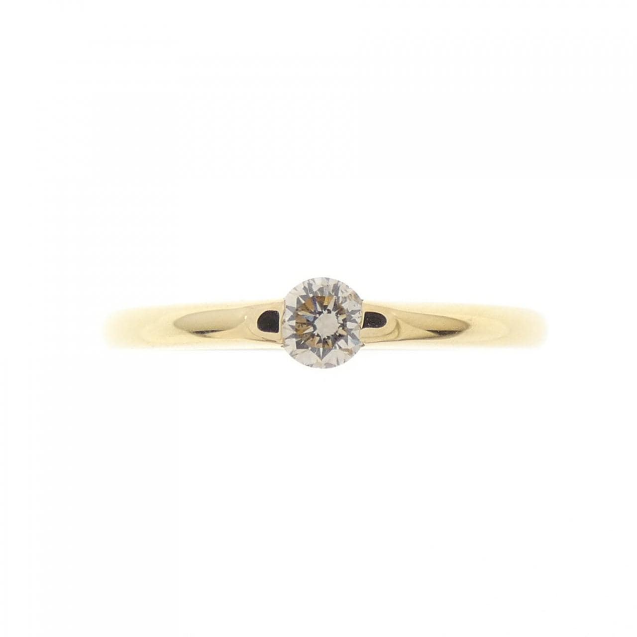 K18YG ダイヤモンド リング 0.10CT