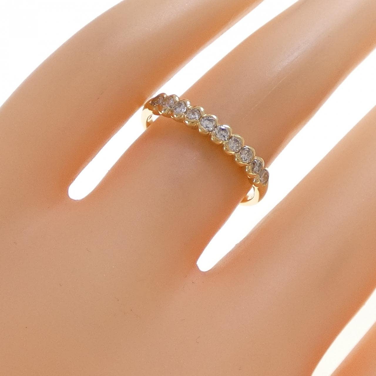 K18YG ダイヤモンド リング 0.30CT