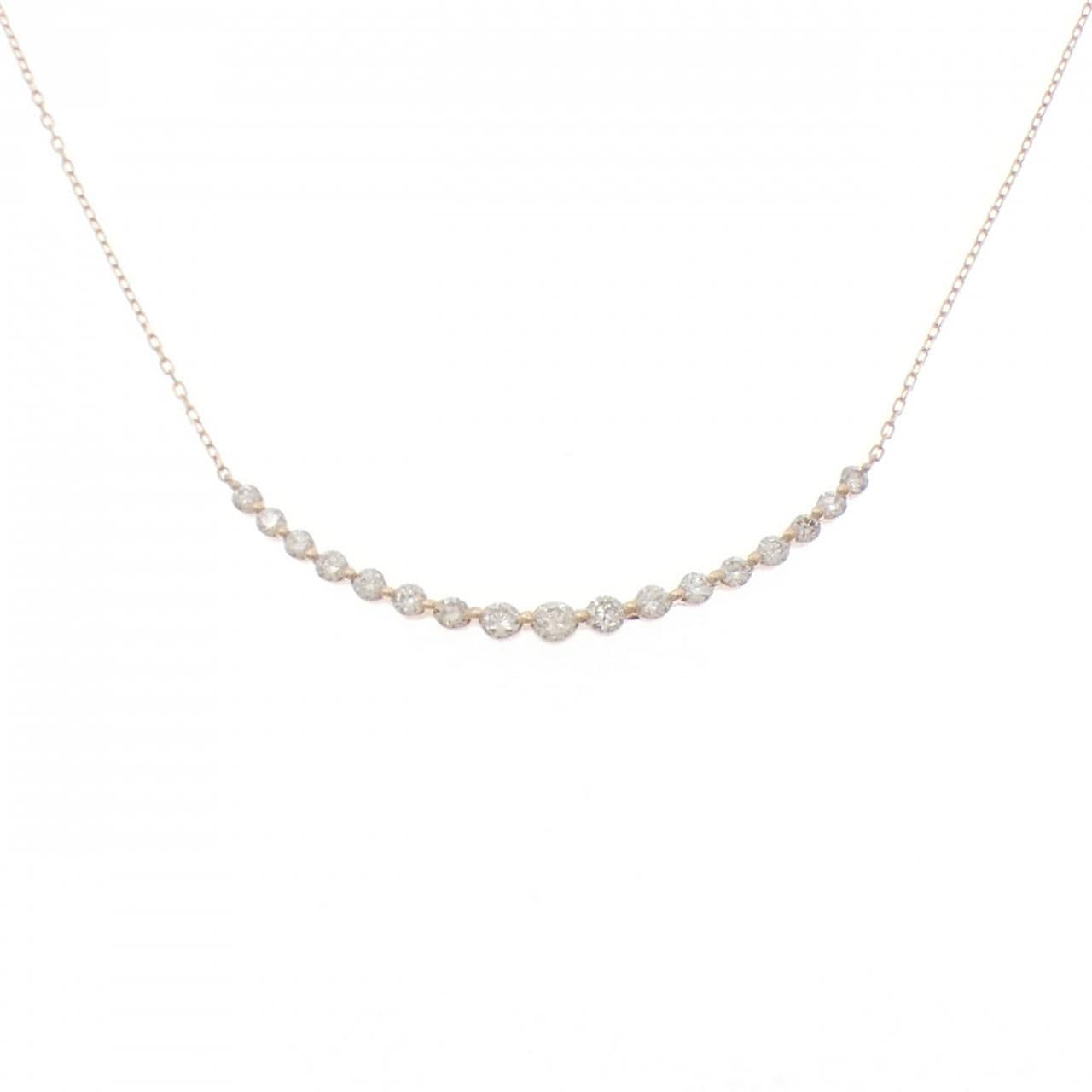 K18YG ダイヤモンド ネックレス 1.00CT