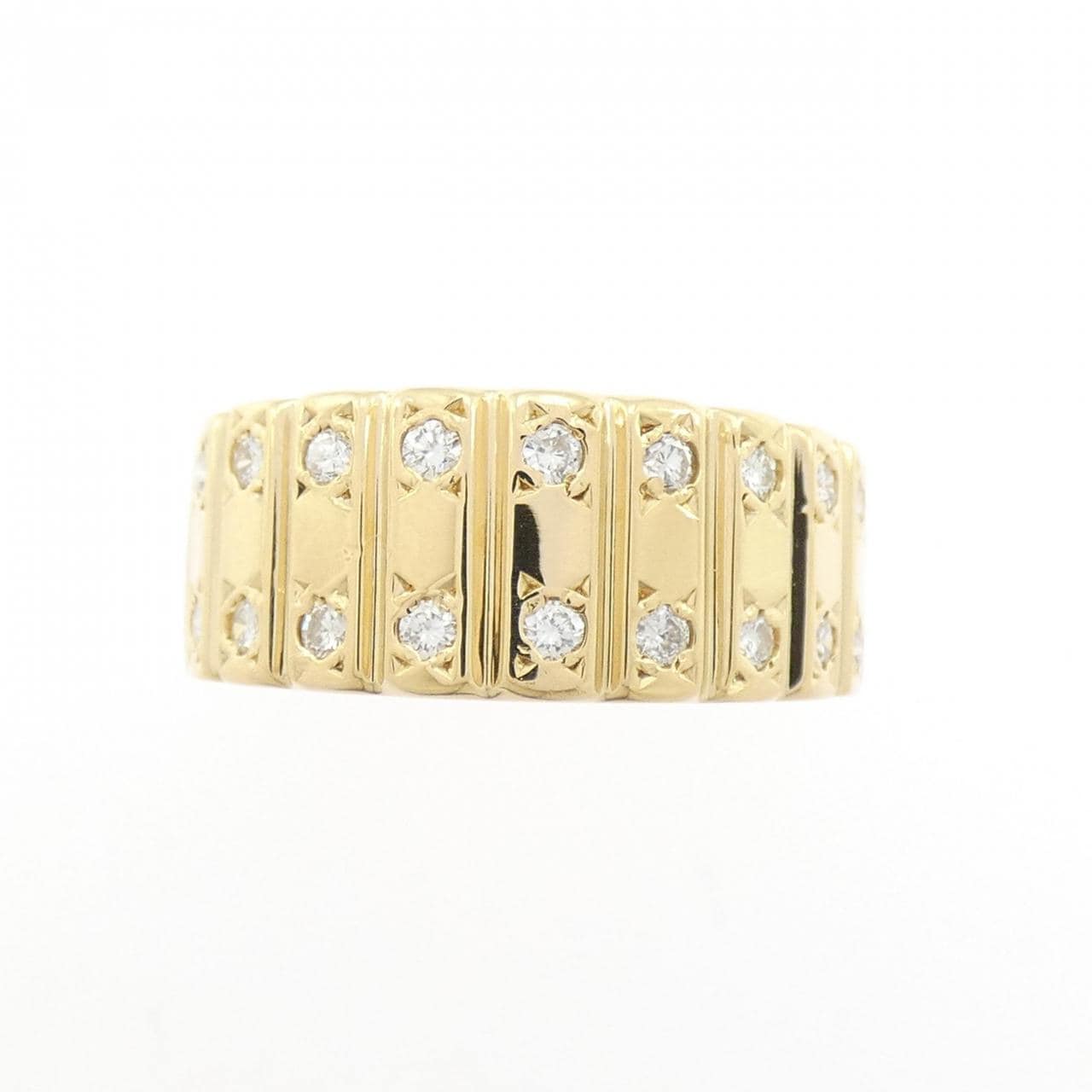 K18YG ダイヤモンド リング 0.37CT