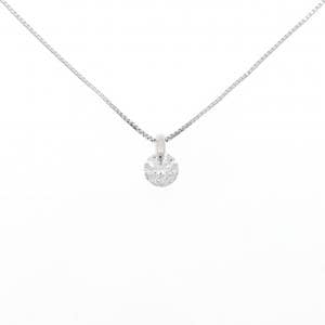 PT900/PT850 ソリティア ダイヤモンド ネックレス 0.573CT