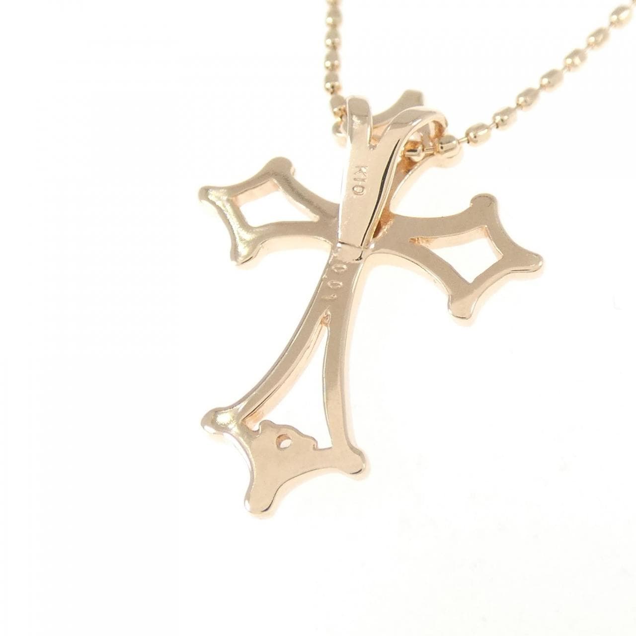 K10PG ダイヤモンド ネックレス 0.01CT