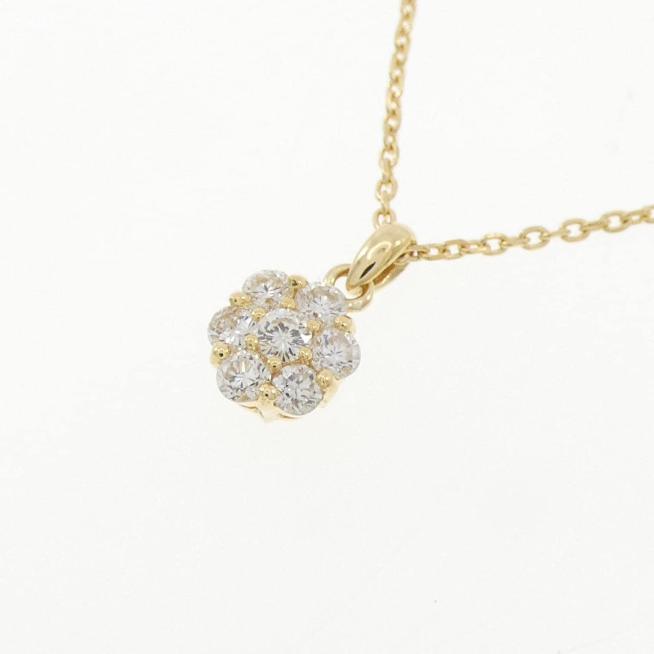 K18YG ダイヤモンド ネックレス 0.23CT