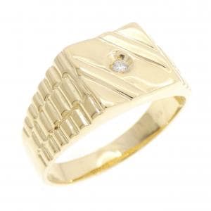 【新品】K18YG ダイヤモンド リング 0.03CT