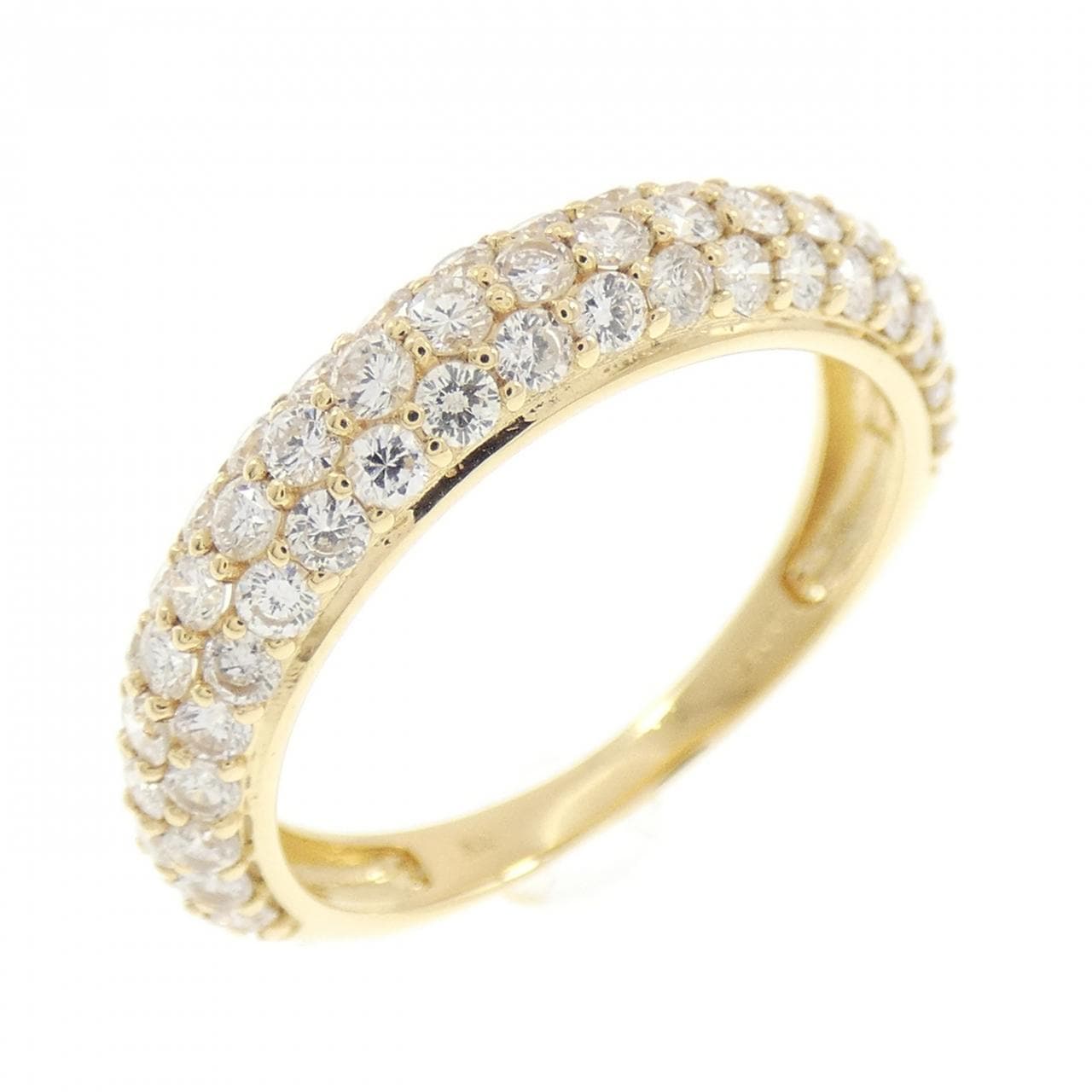【新品】K18YG パヴェ ダイヤモンド リング 1.00CT