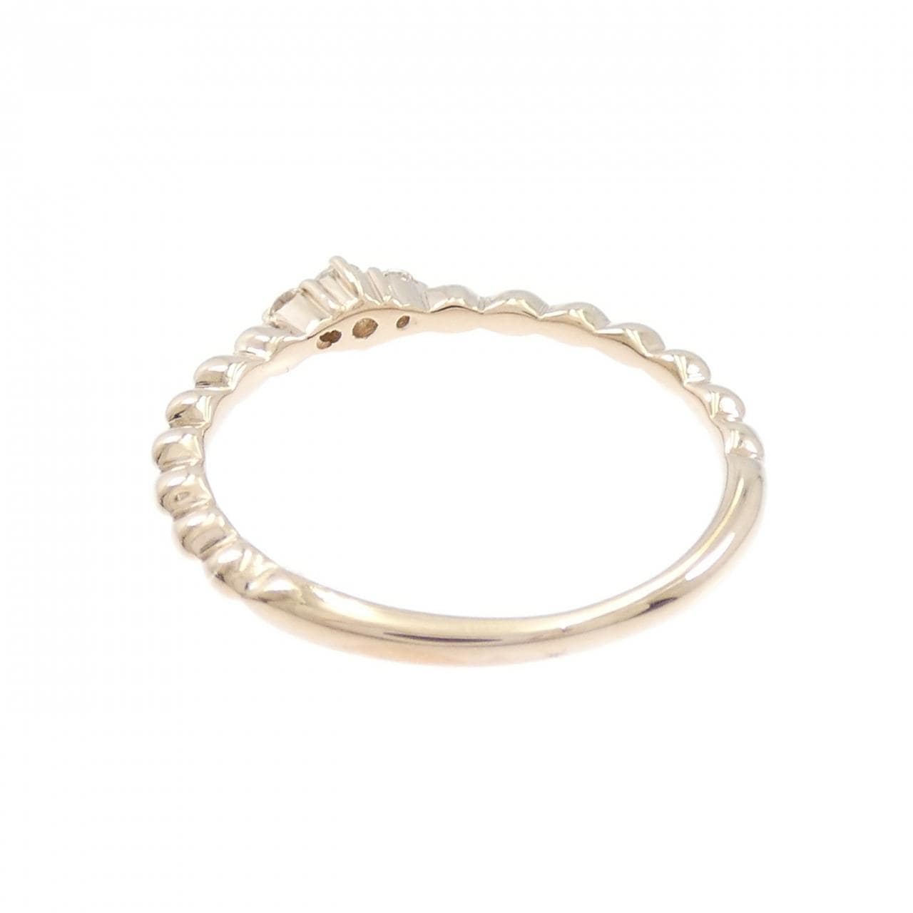 K18PG ダイヤモンド リング 0.07CT