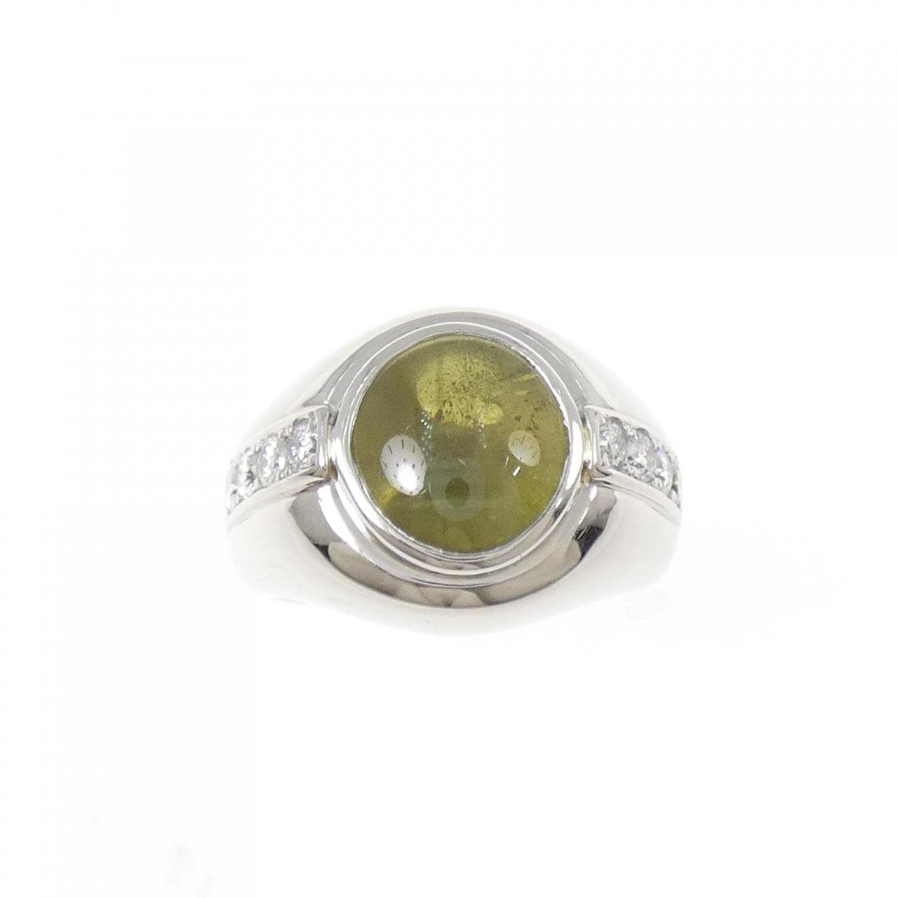 PT900 クリソベリルキャッツアイ リング 9.30CT