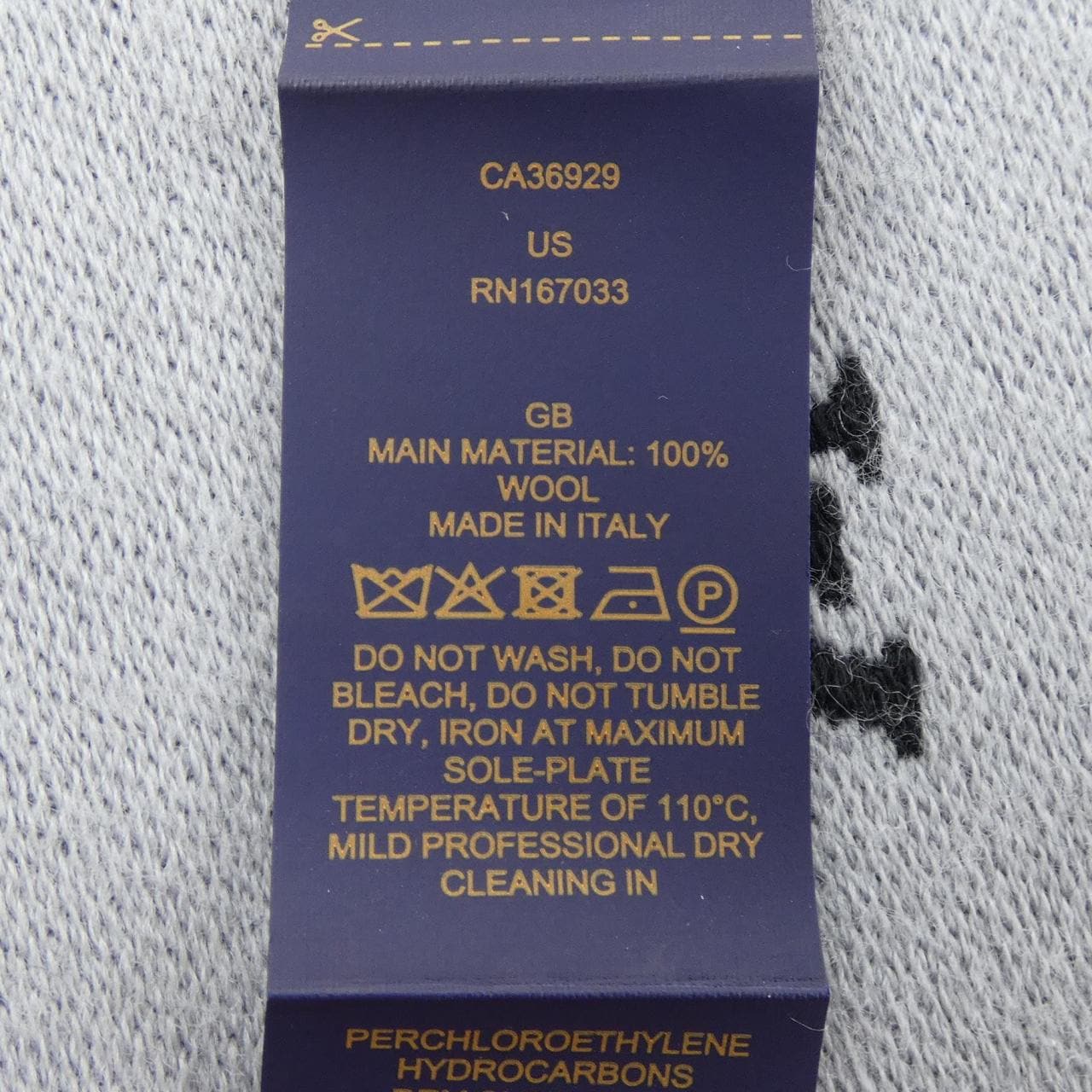 ルイヴィトン LOUIS VUITTON LVブラゾン M77269 MUFFLER