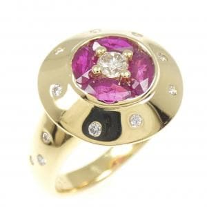 750YG ルビー リング 1.04CT