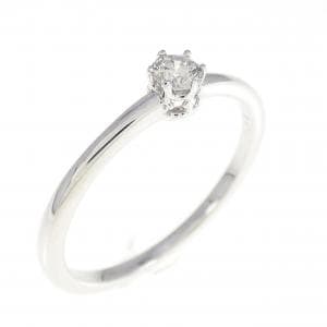 K18WG ダイヤモンド リング 0.10CT