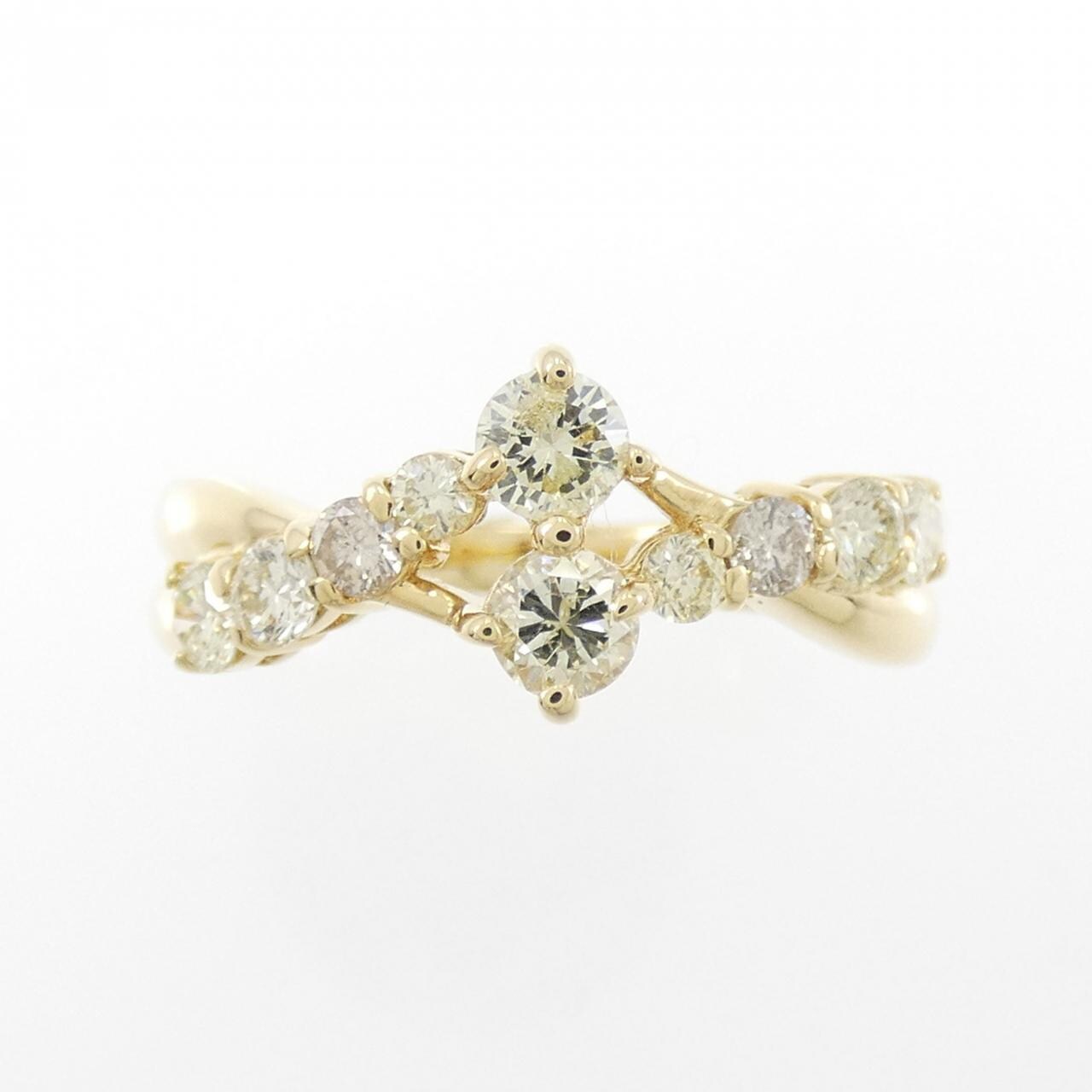 K18YG ダイヤモンド リング 0.58CT