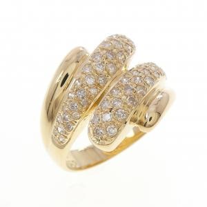 K18YG ダイヤモンド リング 0.50CT