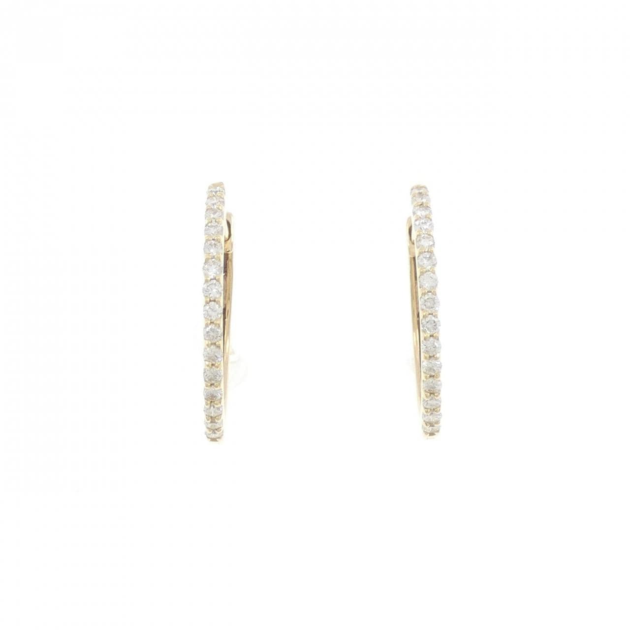 【リメイク】K18YG ダイヤモンド ピアス 0.30CT