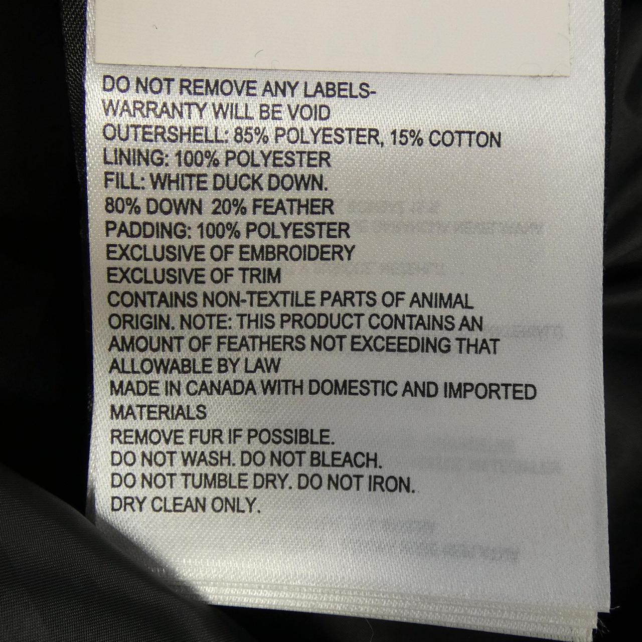 カナダグース CANADA GOOSE BLACK LABEL 3426MB CHATEAU シャトー ダウンコート