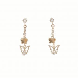 サマンサティアラ ホワイトトパーズ ピアス