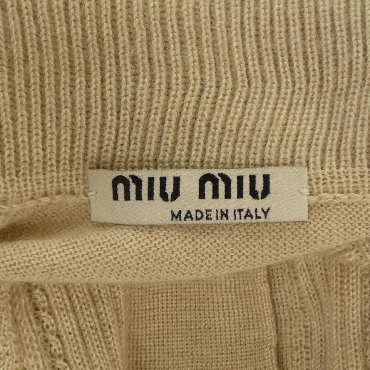 ミュウミュウ MIU MIU MMF254　1N8Q カーディガン