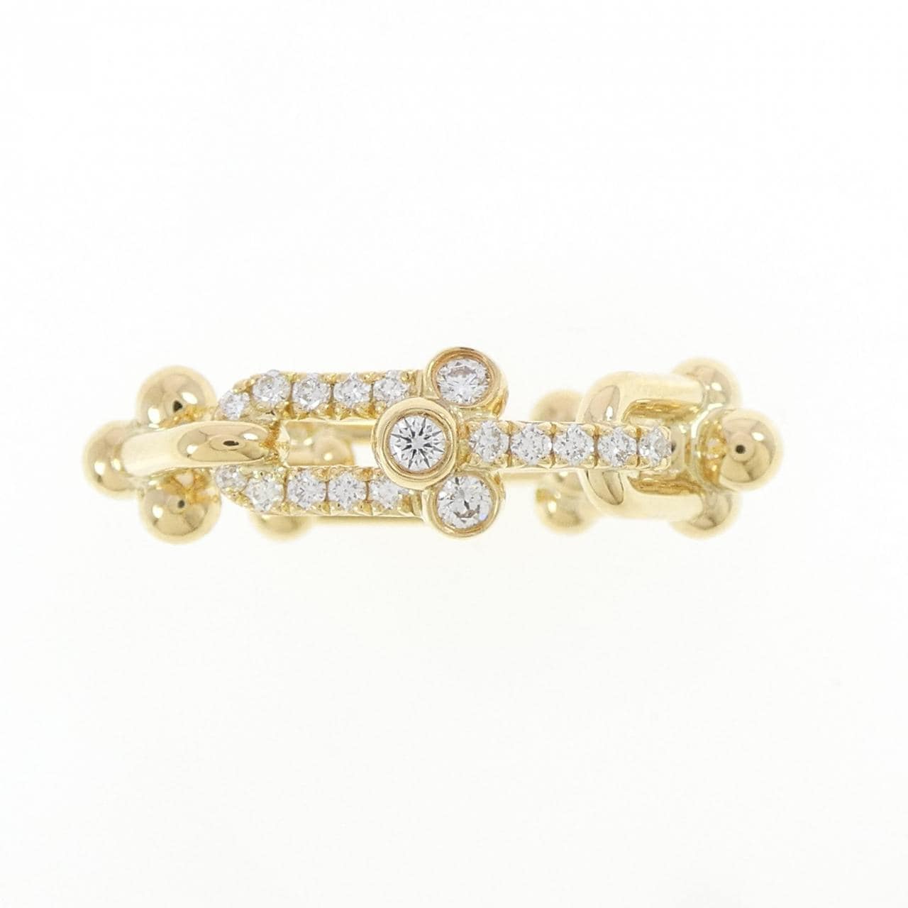 ティファニー ハードウェア スモール リンク リング 0.26CT