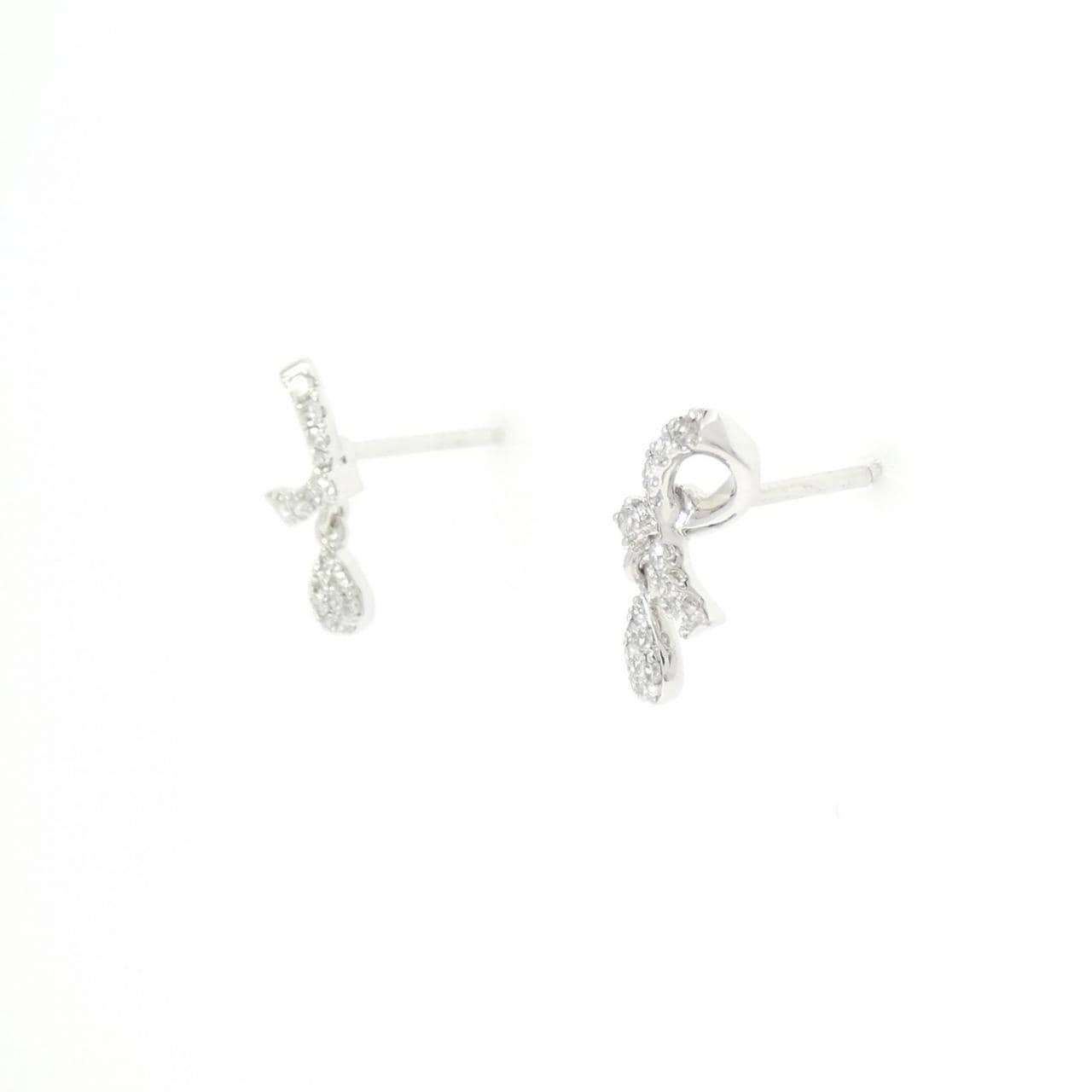 PT950/PT900 ダイヤモンド ピアス 0.14CT