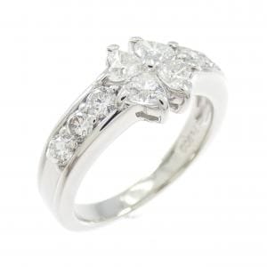 PT900 フラワー ダイヤモンド リング 1.00CT