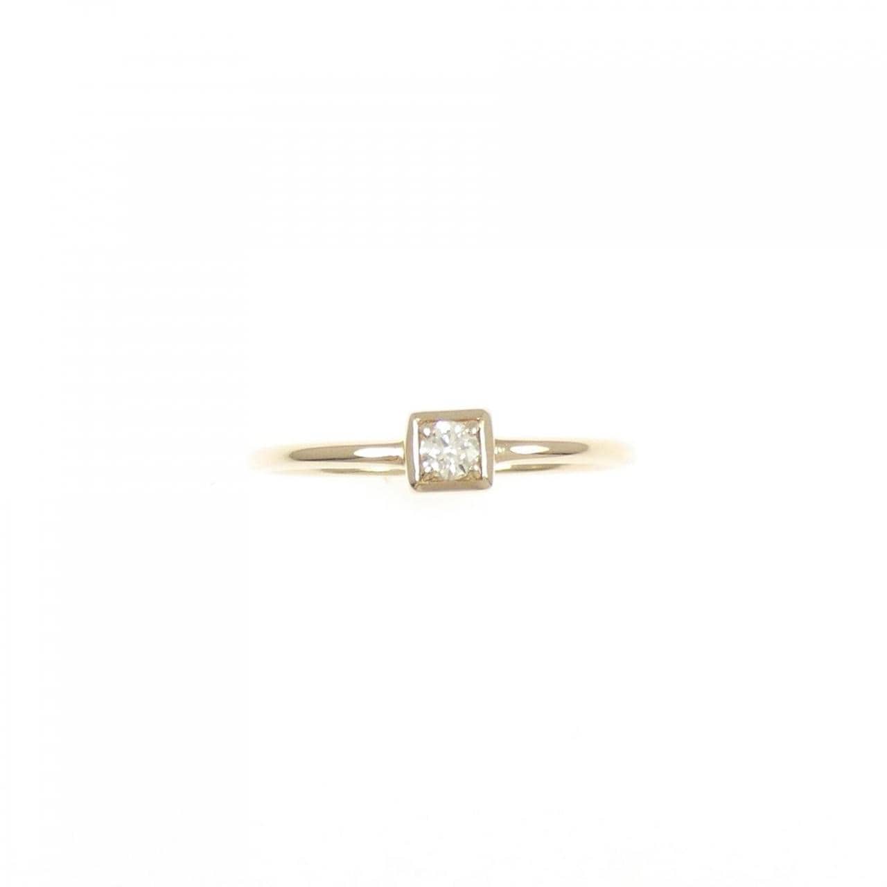 K10YG ダイヤモンド リング 0.05CT