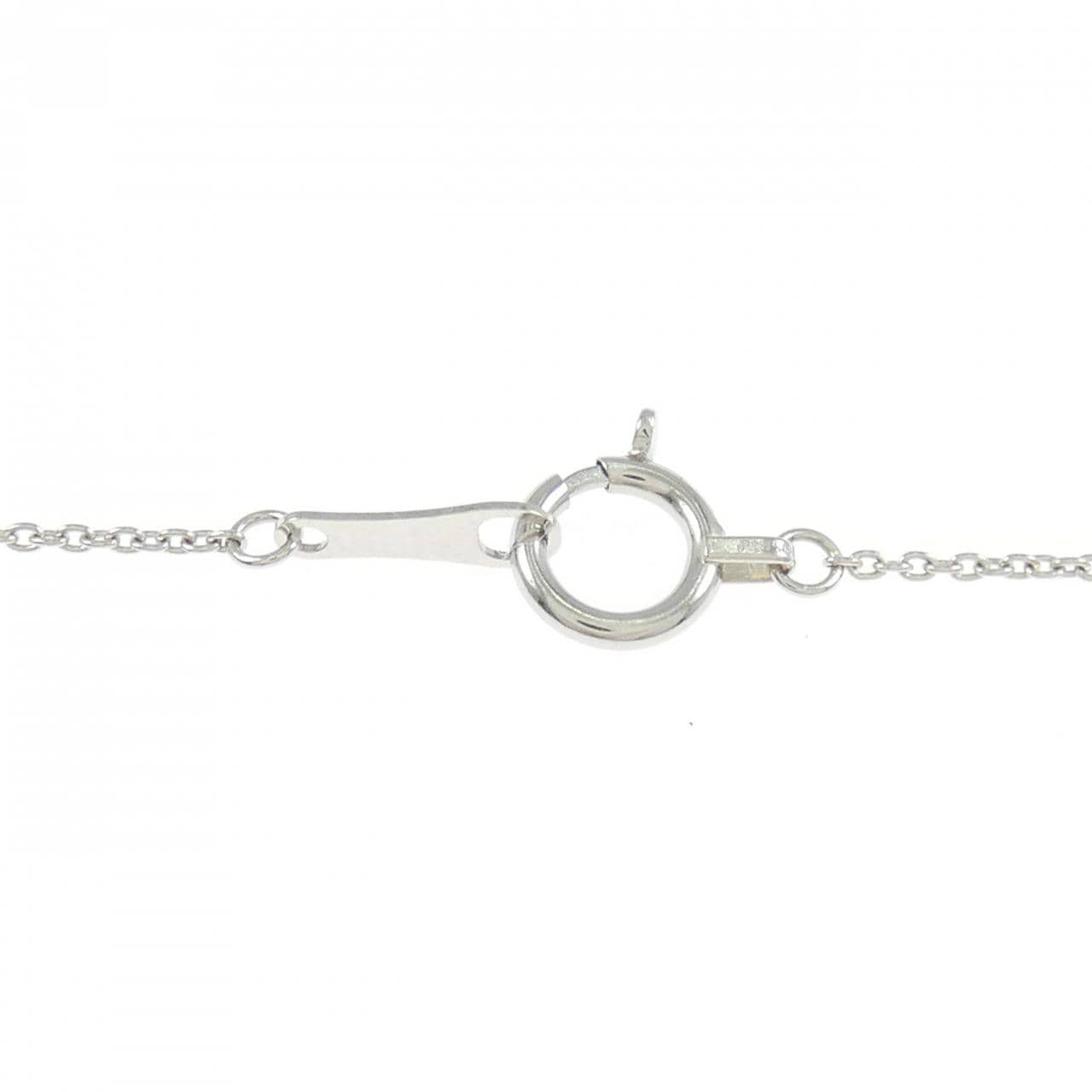 【リメイク】PT900/PT850 ダイヤモンド ネックレス 0.483CT F SI1 ハートシェイプ