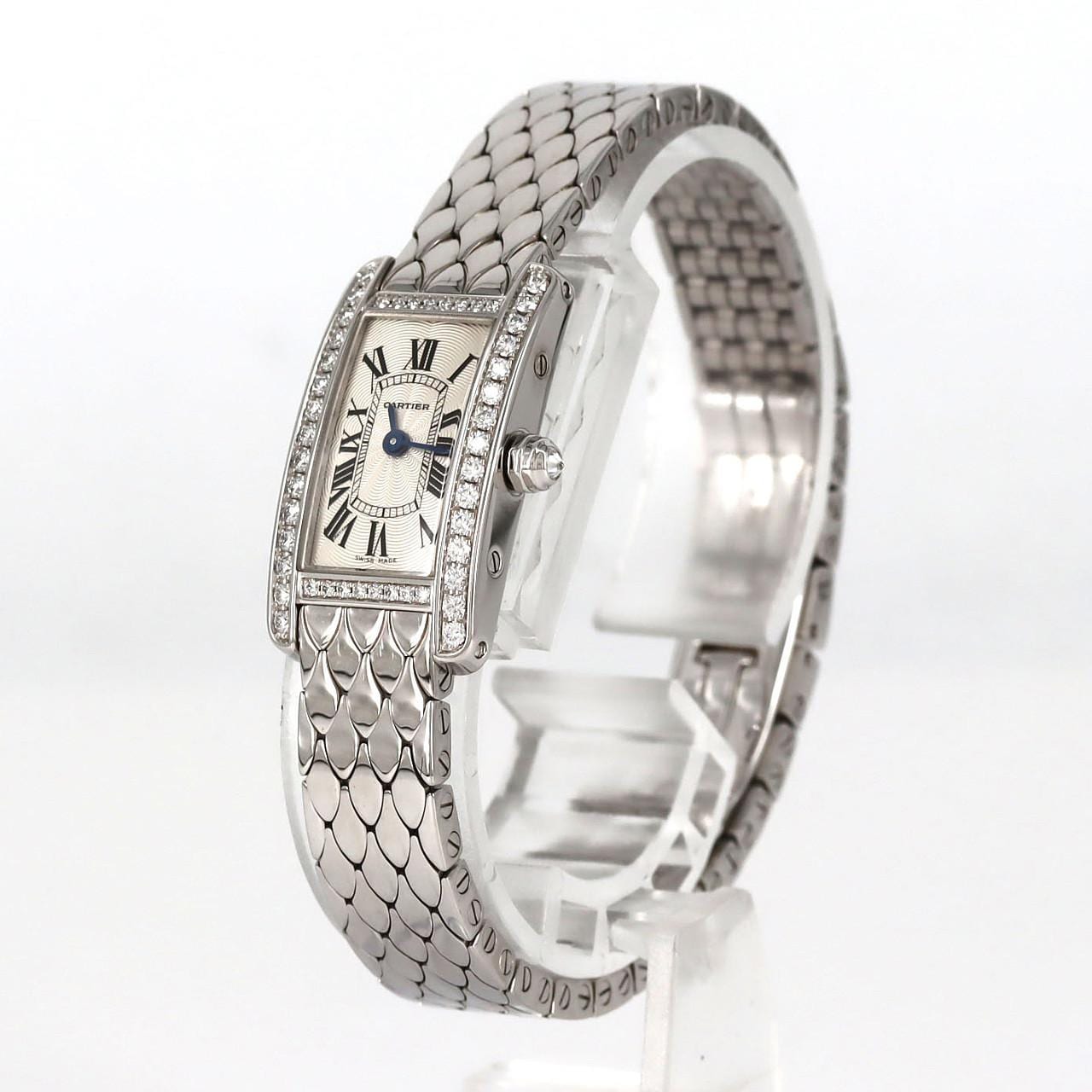 カルティエ ミニタンクアメリカン WG/D WB710013 WG クォーツ