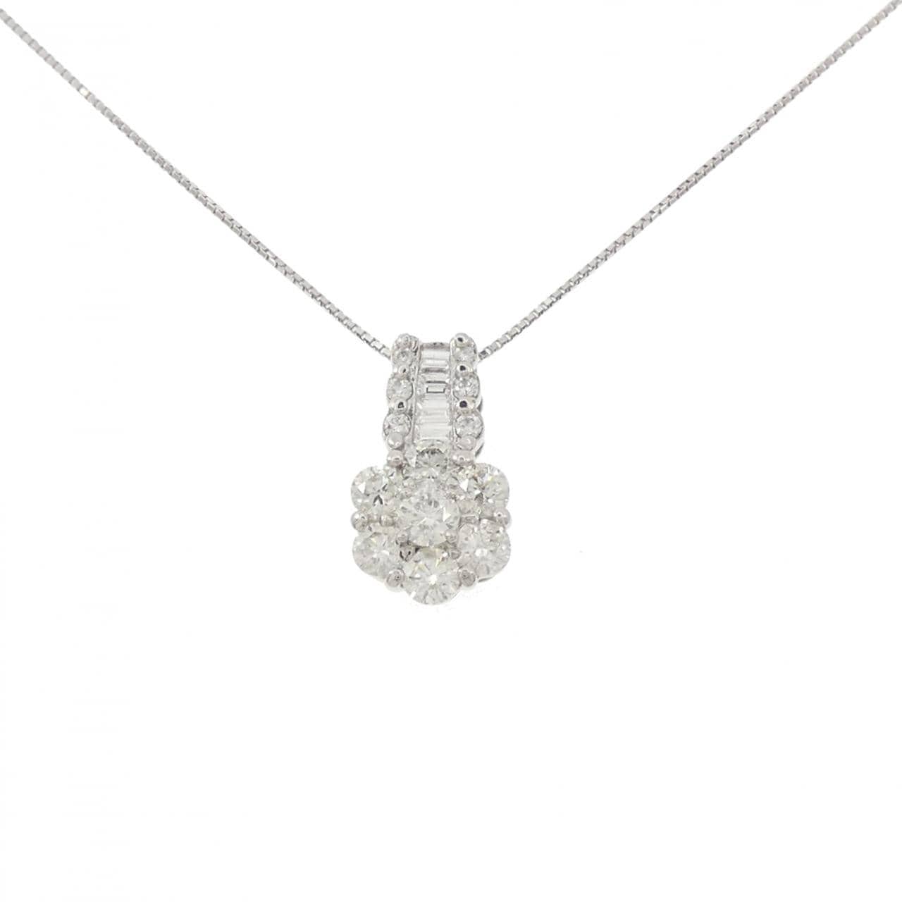 PT900/PT850 ダイヤモンド ネックレス 2.04CT