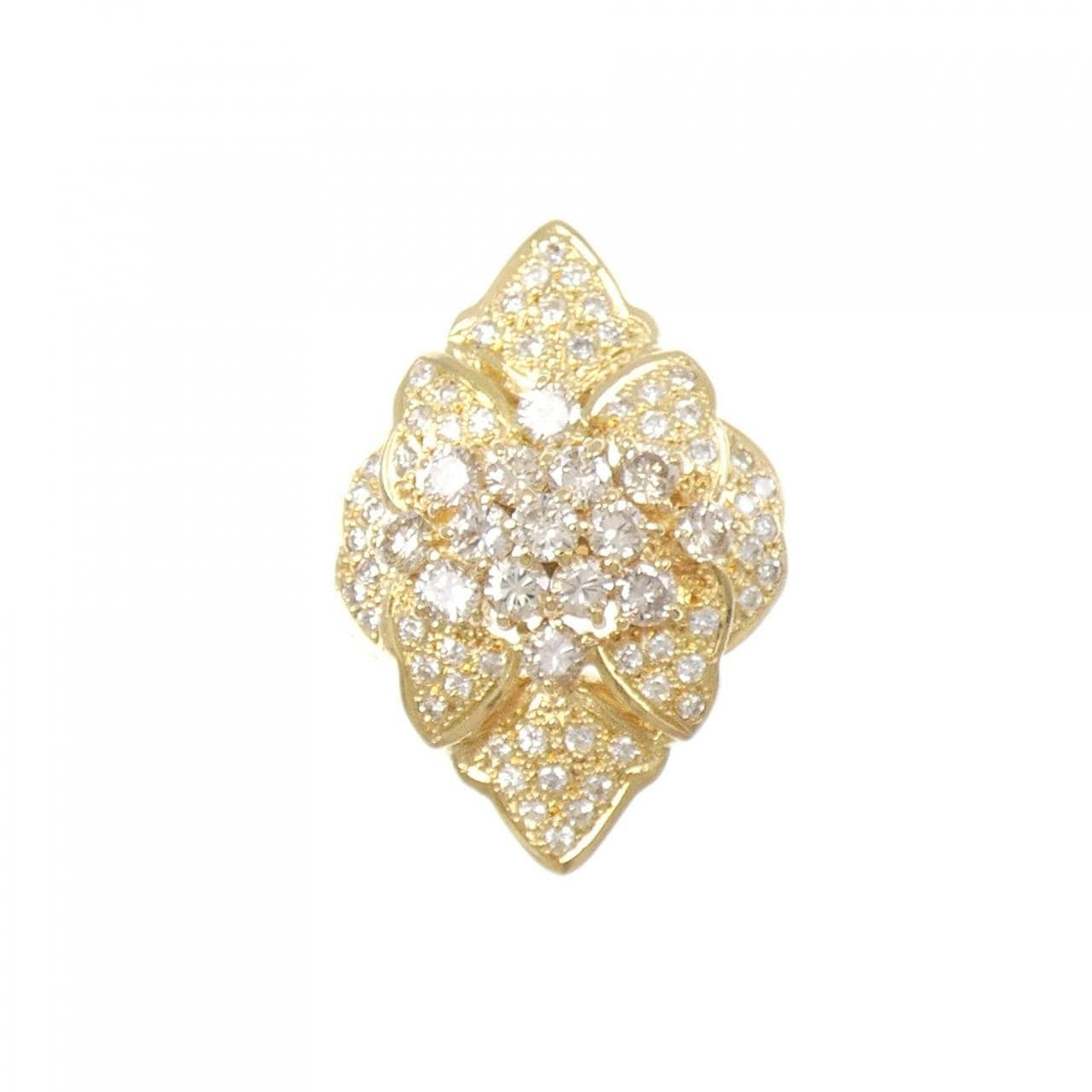 K18YG ダイヤモンド リング 1.30CT