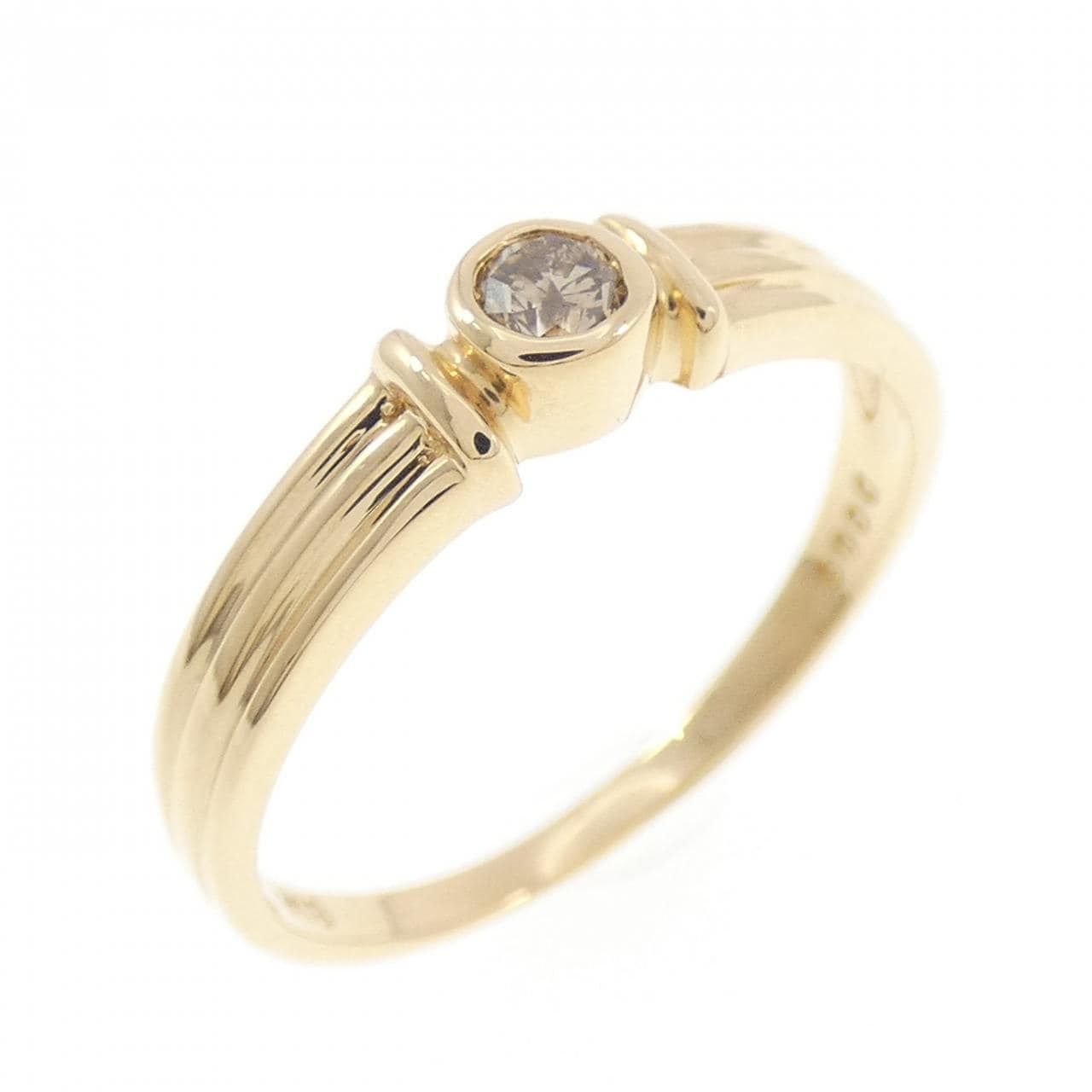 K18YG ダイヤモンド リング 0.09CT