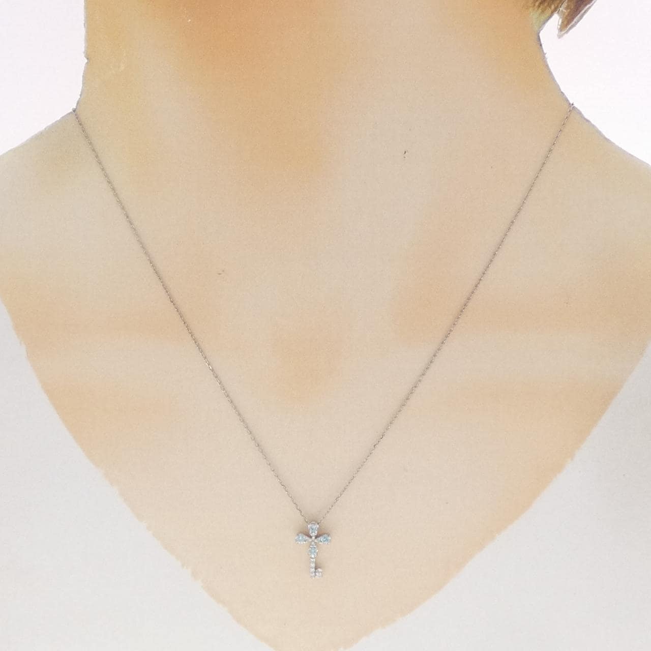 セイレーン　アズーロ ダイヤモンド ネックレス 0.02CT