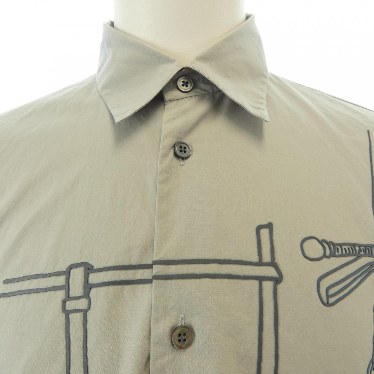 エルメス HERMES HARNAIS EN GOUACHE 3D 466520HH シャツ