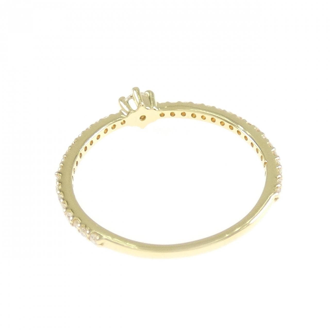 K18YG Diamond ring