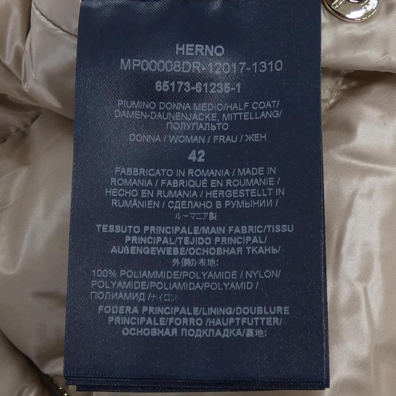 ヘルノ Herno MP00008DR ダウンジャケット