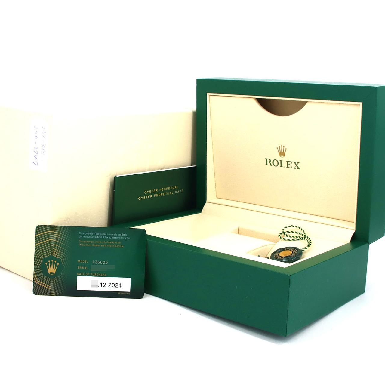 ロレックス オイスターパーペチュアル 126000 SS 自動巻 ランダム番