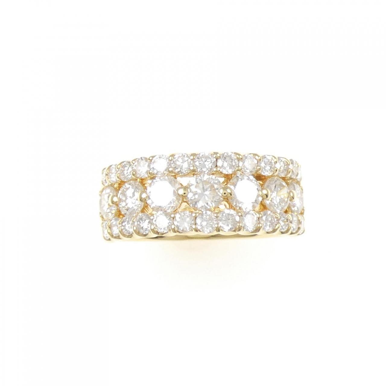 K18YG ダイヤモンド リング 1.88CT