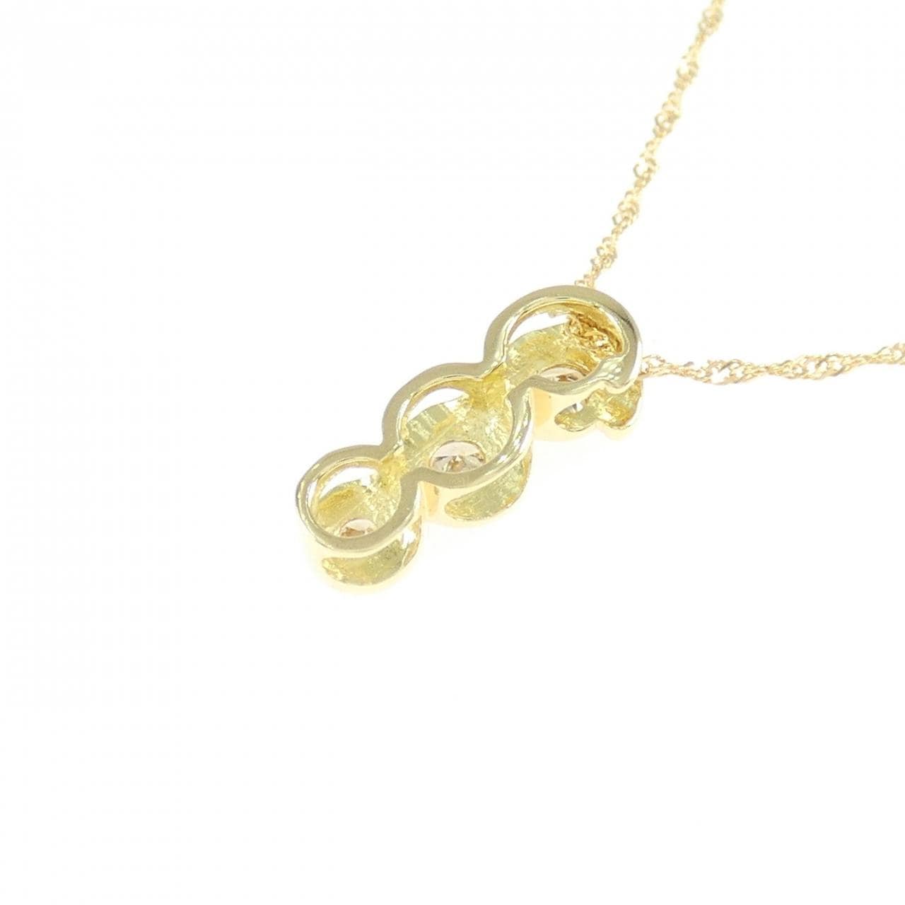 K18YG ダイヤモンド ネックレス 0.2CT