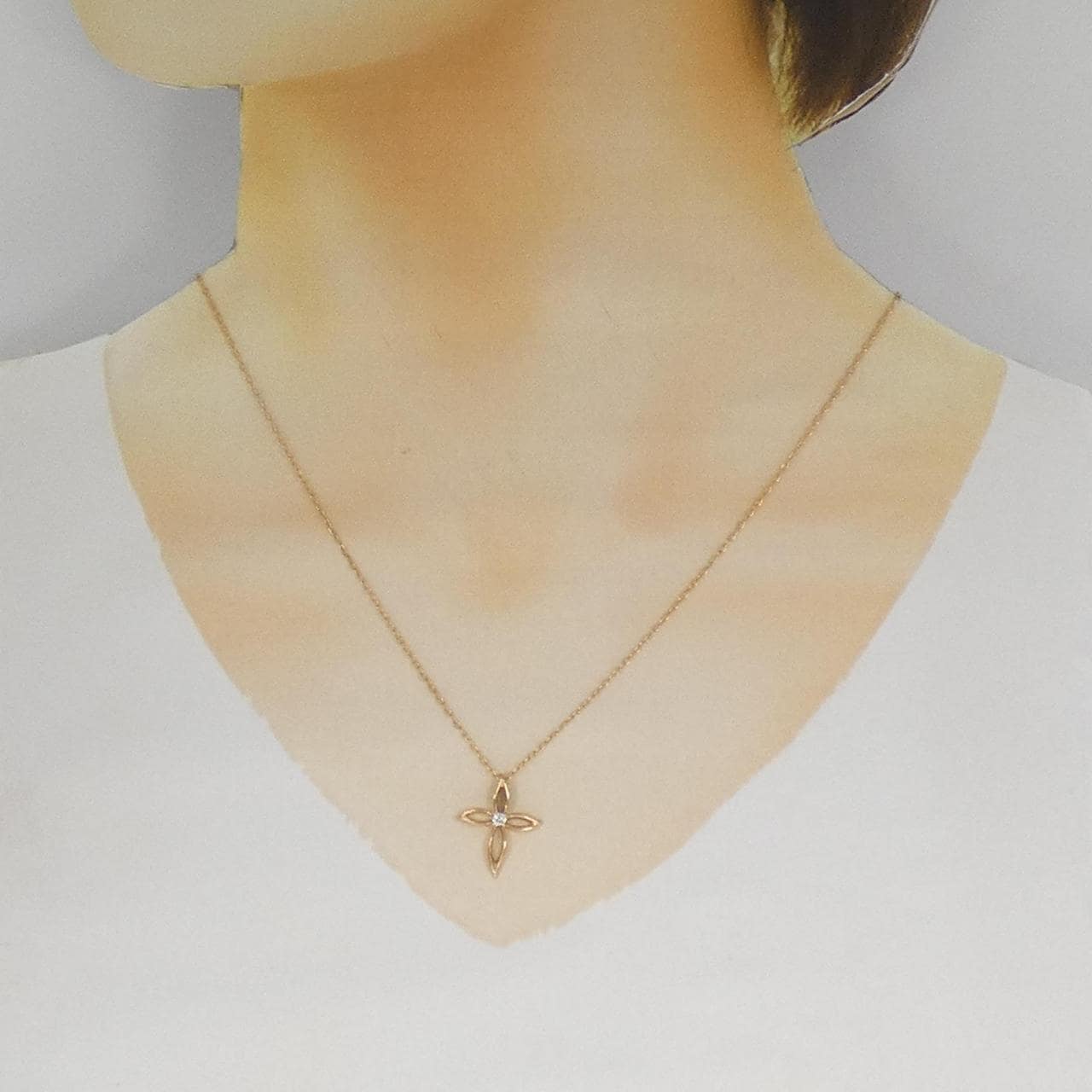 ギンザ タナカ ダイヤモンド ネックレス 0.05CT