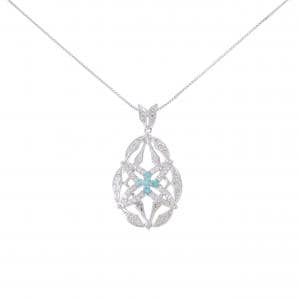 K18WG トルマリン ネックレス 0.15CT