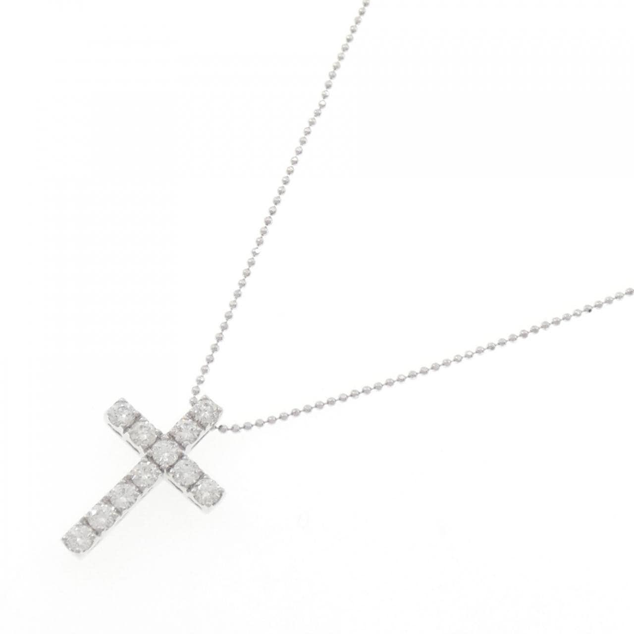 ポンテヴェキオ クロス ネックレス 0.70CT